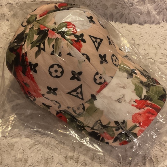 LV Accessories - Louis Vuitton Floral Monogram(inspired) Cap